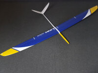 RCRCM Link GFK+ Blau/Gelb/Weiss F3F/F3B 2.9m mit Schutztasche RC-Modellflugzeug