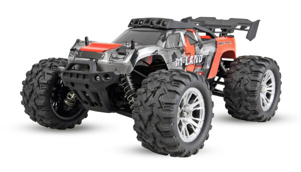 M-Land Truggy 48km/h 4WD 1:16 RTR rot