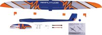 Robbe Modellsport Amplitude ARF 1,8m Voll-Carbon Neon Orange/Blau, Sichtcarbon