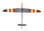 Kite PNP CFK DLG/F3K Strong Weiss/Orange 1500mm inkl. Schutztaschen