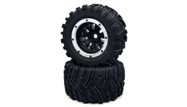 Komplettrad Set silber Mammoth, 2 St&uuml;ck