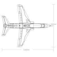 FMS BAE Hawk Jet EDF 80 PNP 104 cm - Combo incl. Reflex Gyro System
