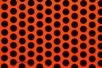 Oracover Fun 2m  flouresz. rot/orange - schwarz
