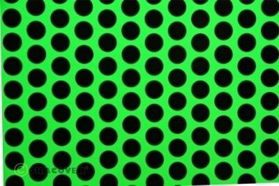 Oracover Fun 2m flouresz. gr&uuml;n - schwarz