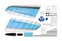 Wilco 1.3 ARF blau - Combo inklusive Antrieb + Servos