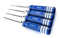 4-teiliges Sechskantstiftschlüsselset (Kugelkopf)