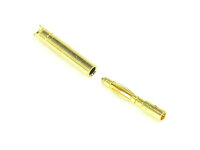 Goldkontakt 2mm Stecker und Buchse 3Paar