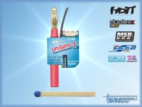 UniSens-E mit Steckern Gold 4mm