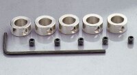 Stellring 5mm (5stk) mit 6kt.Gw.Stifte