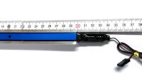 HEPF Elektrische Störklappen 300mm (Paar) 7,4V blau eloxiert