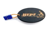 HEPF Bindestecker Bind Plug für JETI Empfänger mit elegantem Holzanhänger
