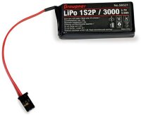 GRAUPNER SENDERAKKU LIPO 1S2P/3000 3,7V