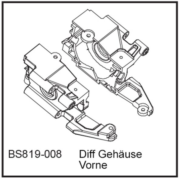 Diff Gehäuse Vo - BEAST BX / TX