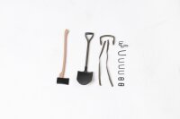 MB Scaler 1:6 - Axt + Schaufel Scale Set