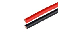 Silikonkabel 6,0 mm&sup2;, schwarz / rot