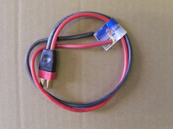 Deans-PIK male wire 2.5mm², Silicon, length 30cm