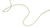 HEPF Schleppleine 1mm geflochten gelb/grün