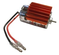 Bürstenmotor der "550er" Baureihe passend für 1:10er RC-Cars inklusive Kühlkörper