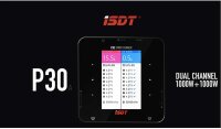 ISDT P30 DUAL CHANNEL 1000+1000W SMART CHARGE MIT BLUETOOTH ANBINDUNG