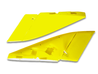 Flex Innovations Pirana Seitenleitwerk mit Ruder Gelb