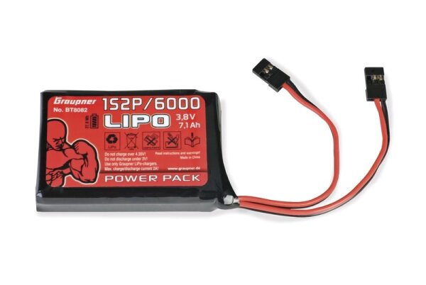 GRAUPNER SENDERAKKU 3,8V 6000MAH FÜR HOTT