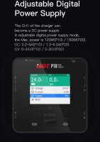 ISDT P20 Dual Smart Charger 1-8S 500W (x2) 20A (2x)  800W/35A parallel Ladegerät