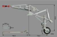 Phoenix elektrisches Einziehfahrwerk 2-Bein 90° bis 12kg -