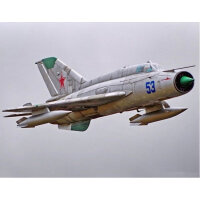 Freewing Mig-21 Silver High Performance 80mm EDF Jet - PNP