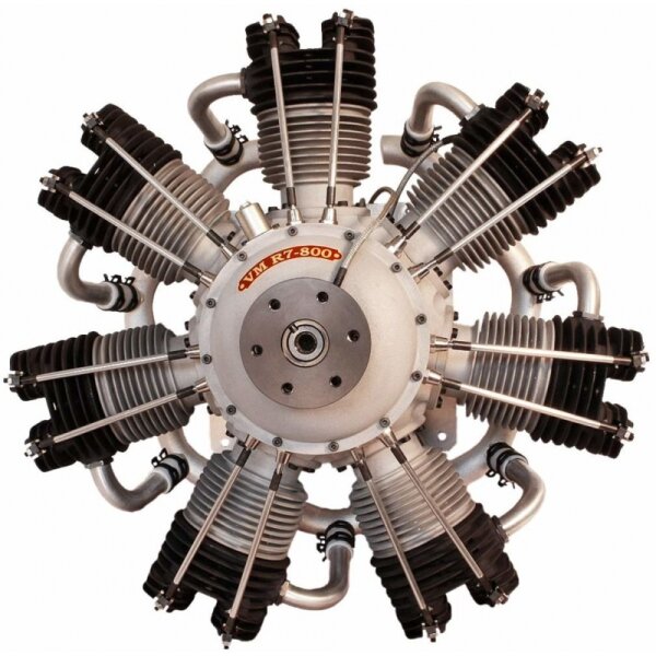 Fiala FM800 R7 - FS 4-Takt Benzin Sternmotor 800ccm 7 Zylinder