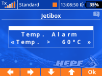 HT125 Temperatursensor mit Stecker JR System