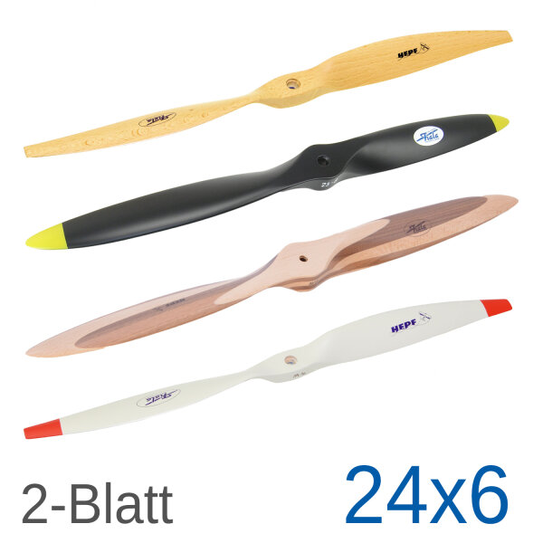 Fiala 2-Blatt 24x6 Holzpropeller