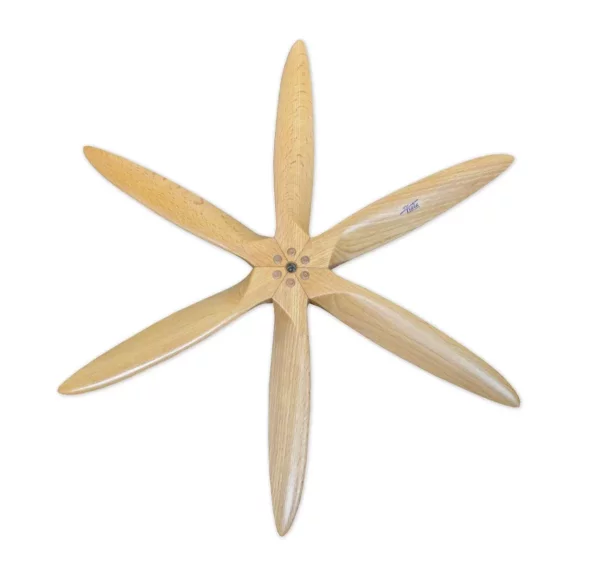 Fiala 6-Blatt 20x10 Holzpropeller