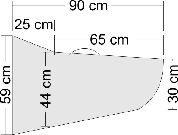Tragflächenschutztaschen für Modelle bis 1,8m Spannweite