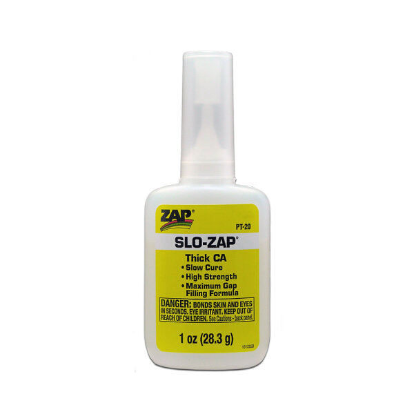 SLO-ZAP PT-20 Sekundenkleber, dickflüssig, 28,3g