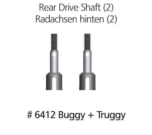 Radachsen hinten  (2)  BasicLine
