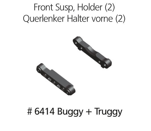 Querlenkerhalter vorne (2)  Kunststoff BasicLine