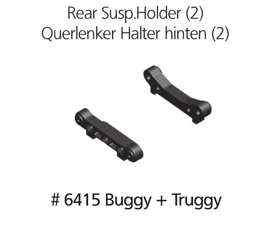 Querlenkerhalter hinten (2)  Kunststoff BasicLine