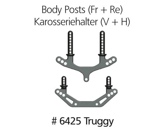 Karosseriehalter: Fighter Truggy (2 stk)