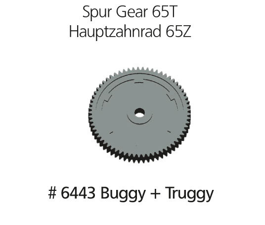 Hauptzahnrad 65 Z.  BasicLine