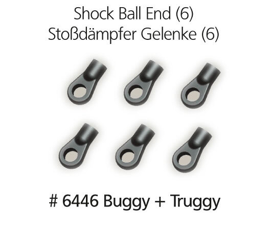 Kugelkopf für Stoßdämpfer (6)  B+T