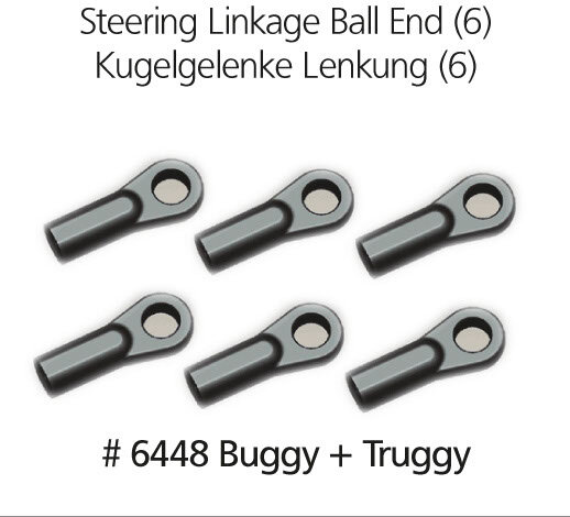 Kugelpfanne f&uuml;r Lenkgest&auml;nge (6)  BasicLine