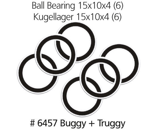 Kugellager 15x10x4 (6)  B+T