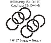 Kugellager 15x10x4 (6)  B+T