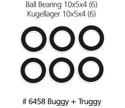 Kugellager 10x5x4 (6)  B+T