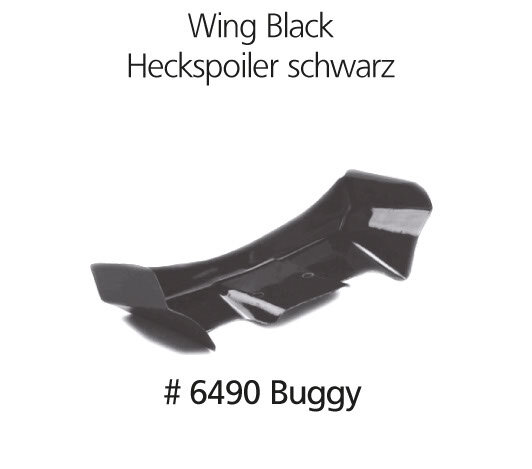 Heckspoiler schwarz   B