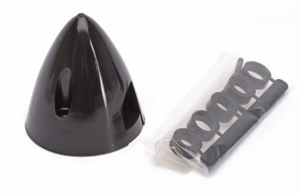 38mm Spinner, schwarz