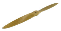 Fiala 2-Blatt 16x12 Verbrenner Holzpropeller - natur Pusher/links