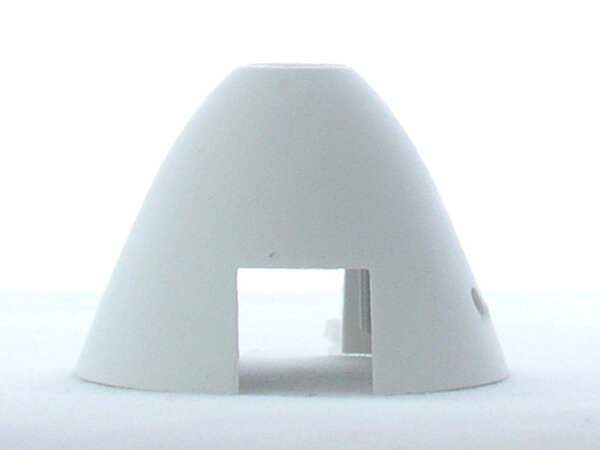 Turbo-Leichtspinner-Kappe weiß (40,5mm)