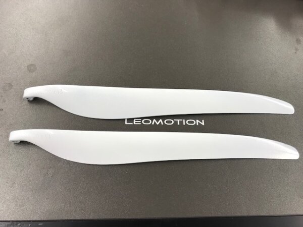 Leomotion Carbon Propeller 18 x 13" (8mm) - weiß