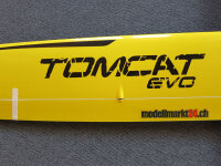 RCRCM Tomcat Evo Elektro 2.5m Doppel-CFK Gelb/Schwarz mit Schutztaschen